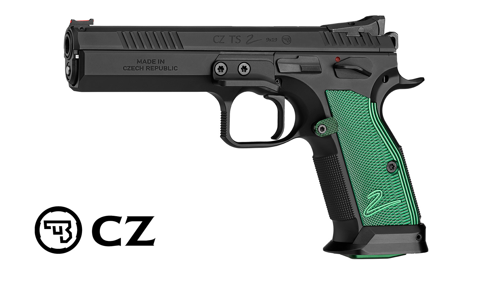CZ TS 2 Racing Green 9mm Luger