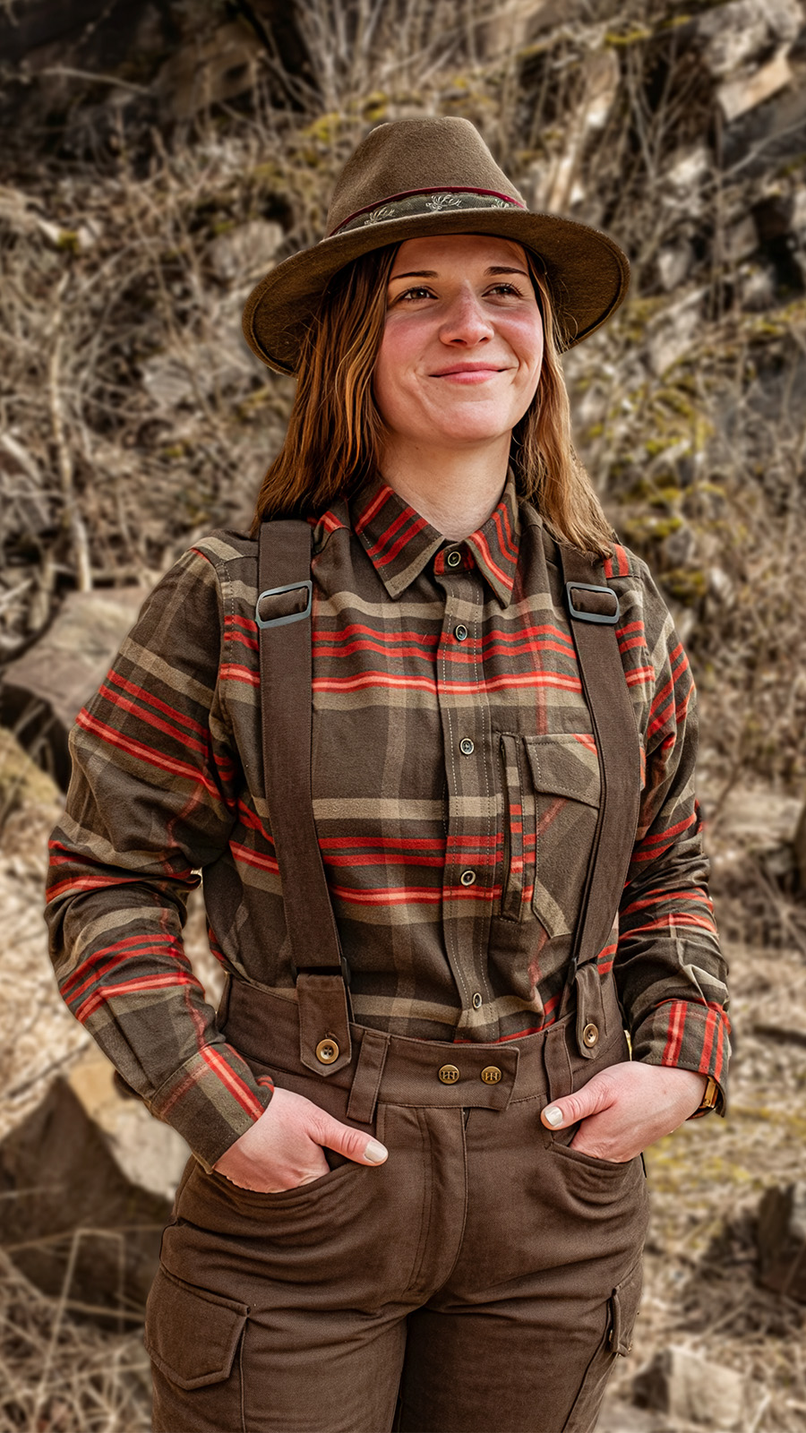 HOUSE OF HUNTING Winterhose mit Latz SMILLA – Bild 35