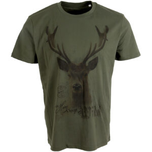 ALMTRACHT T-Shirt Mein Herz schlägt wild, grün