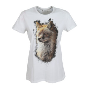 ALMTRACHT T-Shirt Damen Fuchs, weiß