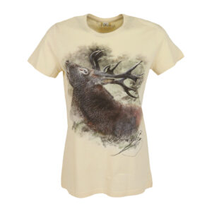 ALMTRACHT T-Shirt Damen Hirsch, beige