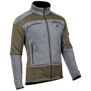 PSS X-treme Arctic Faserstrickjacke grün/grau