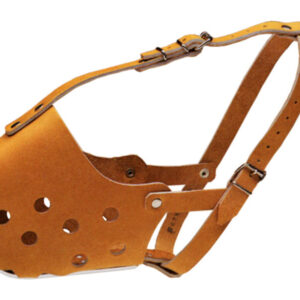 AKAH Maulkorb Quasi aus Leder