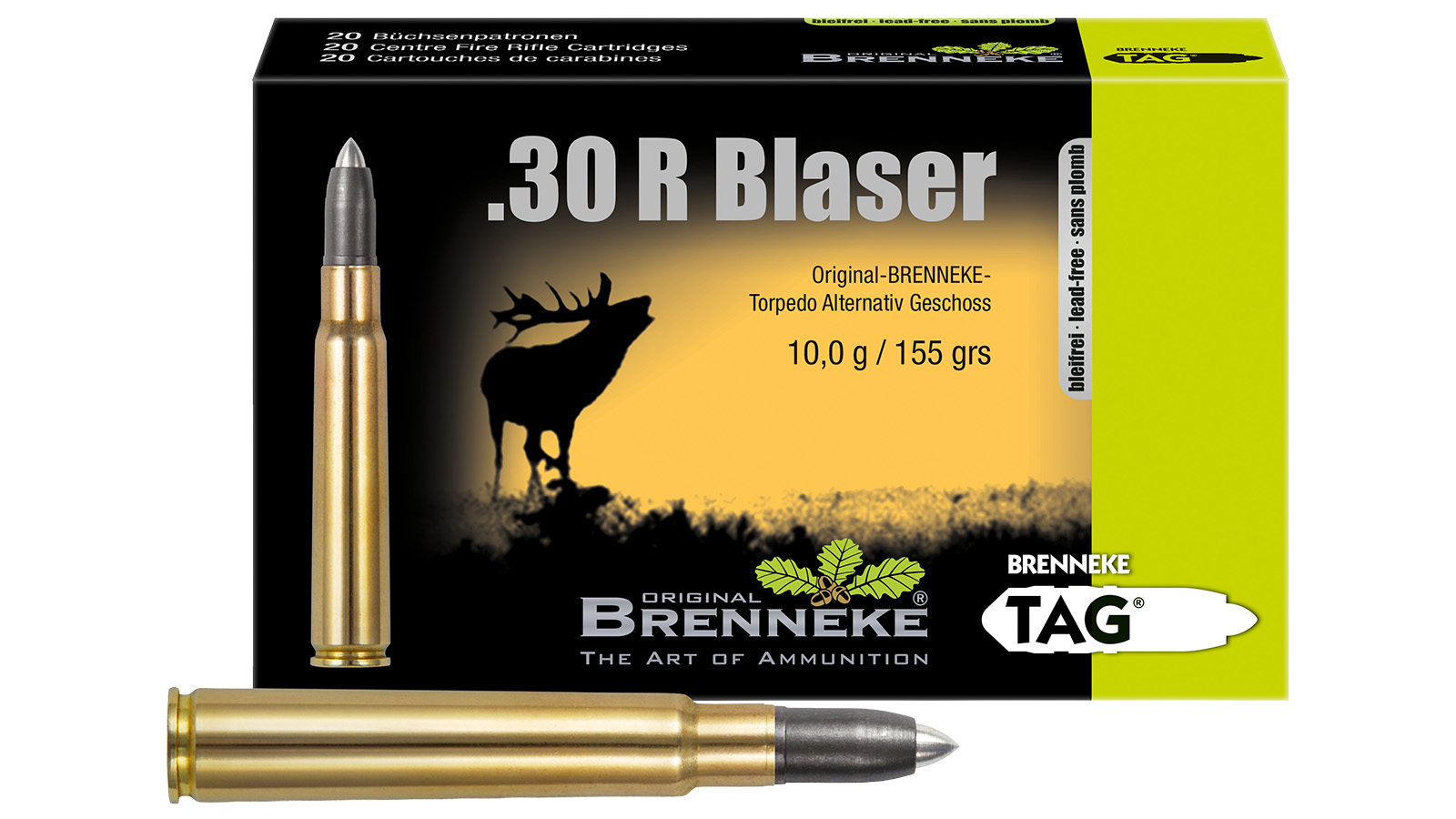 BRENNEKE .30 R Blaser TAG